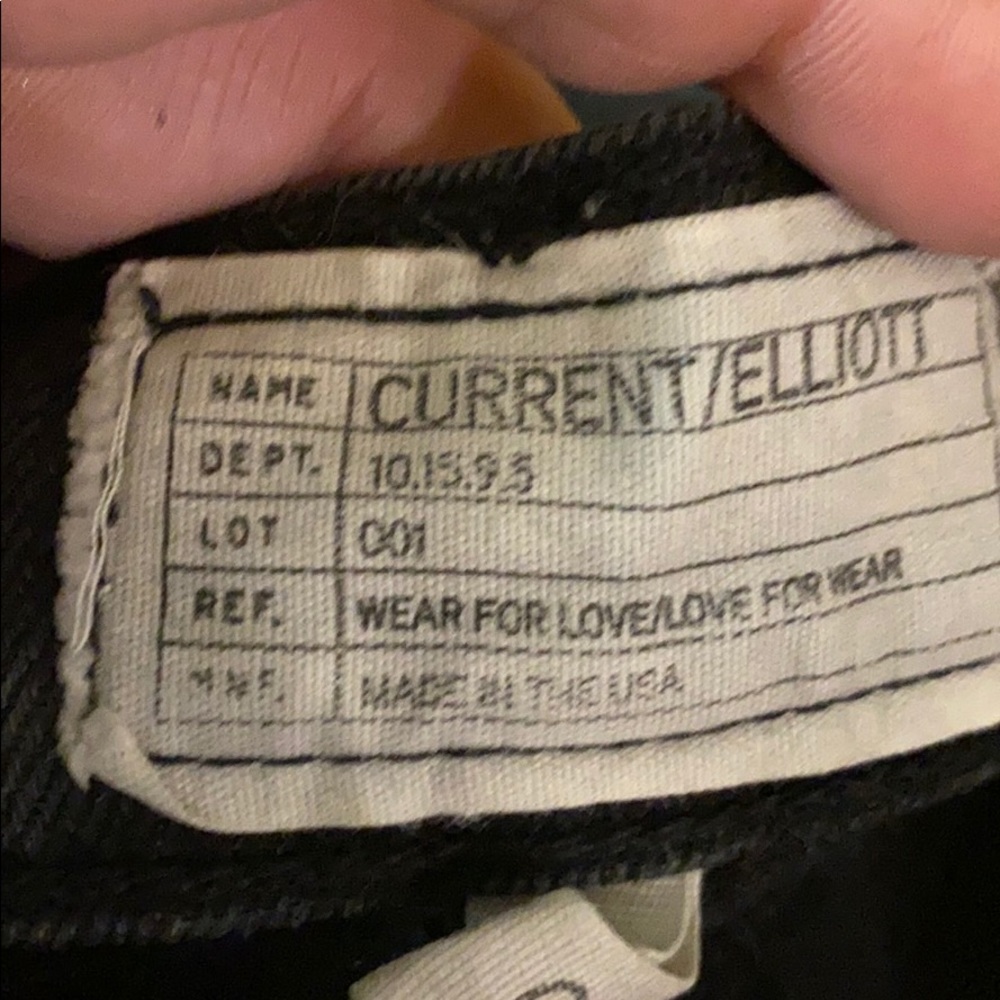 Current Elliott Ripped Black Jeans - Picture 4 of 5